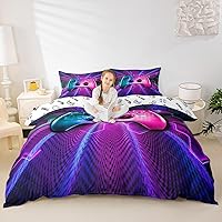 Vista 44 de Lindo juego de ropa de cama de elefante tamaño individual para habitación de niños y niños, juego de funda de edredón de animales kawaii, funda