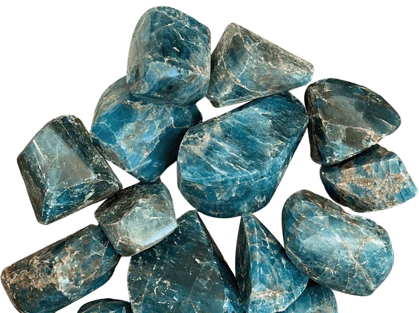 BellaMira Apatite Stone Healing Crystal, Single Polished Stone, Healing Crystal for Intellect Focus, Acceptance, Unconditional Love, Communication, Clarity, Peace, Harmony