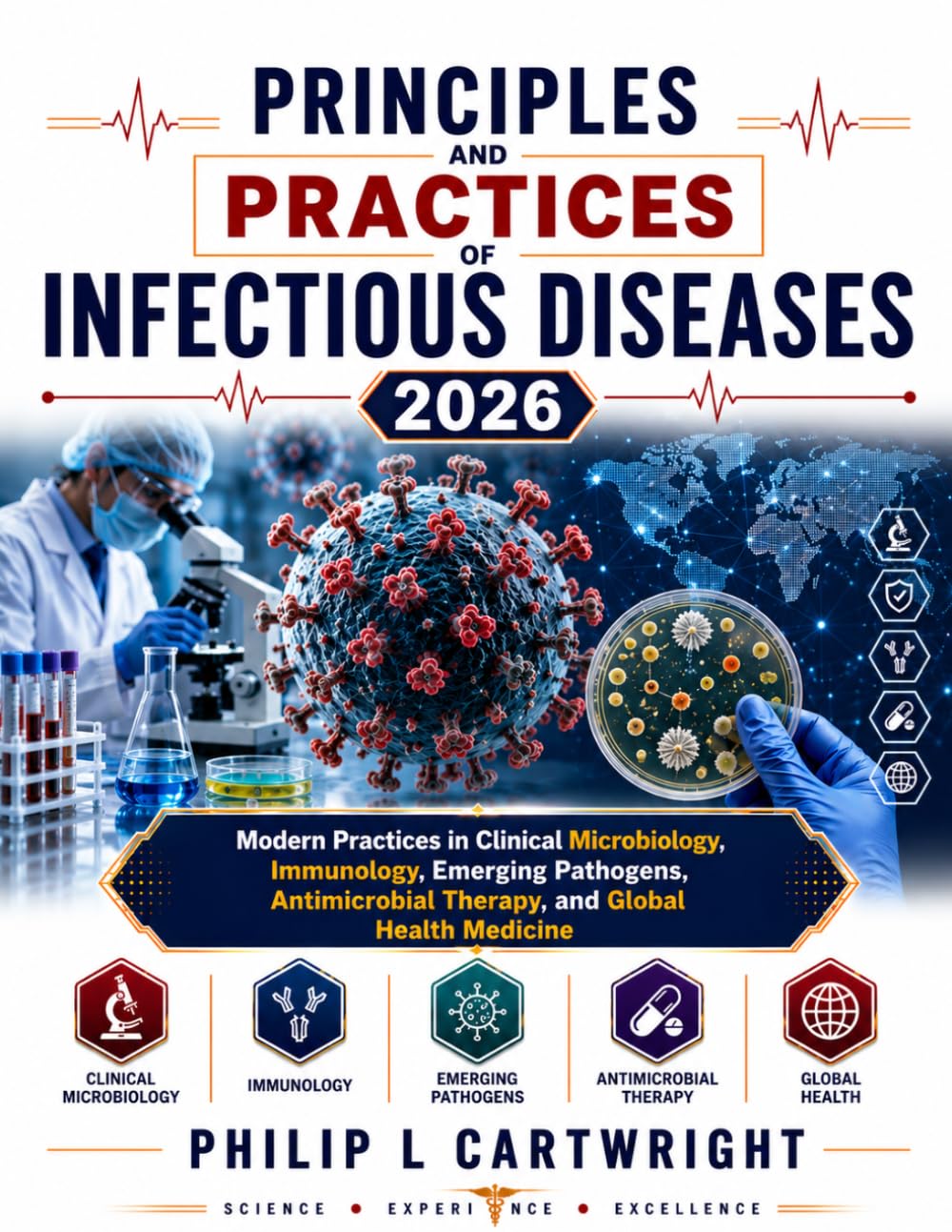 Principles and Practices of Infectious Diseases 2026: Modern Practices in Clinical Microbiology, Immunology, Emerging Pathogens, Antimicrobial Therapy, and Global Health Medicine