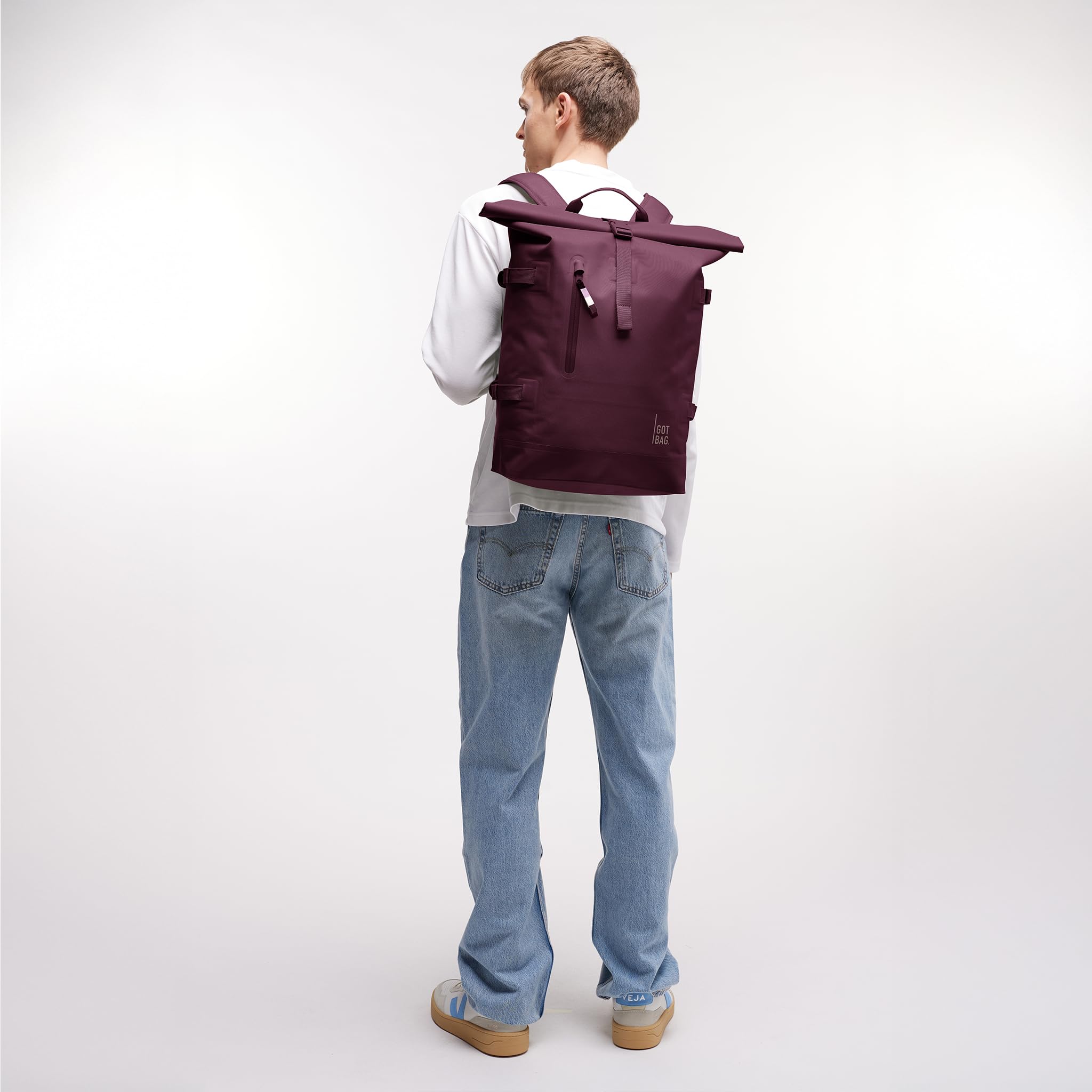 GOT BAG Rolltop 2.0 | Plecak Podrozny Expandable | Przegroda na Laptopa 15 | Wodoszczelny Plecak Miejski 31L
