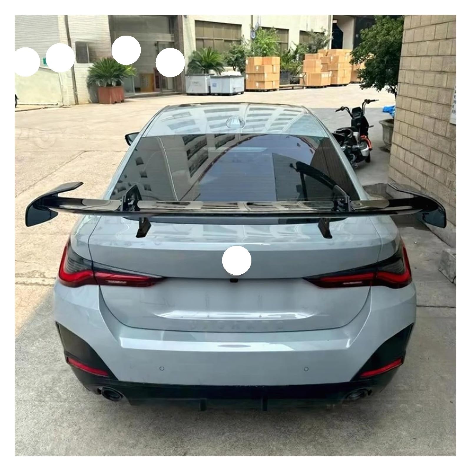 Amazon | pandar Haosheng 車用スワンネックスポイラー アルミ