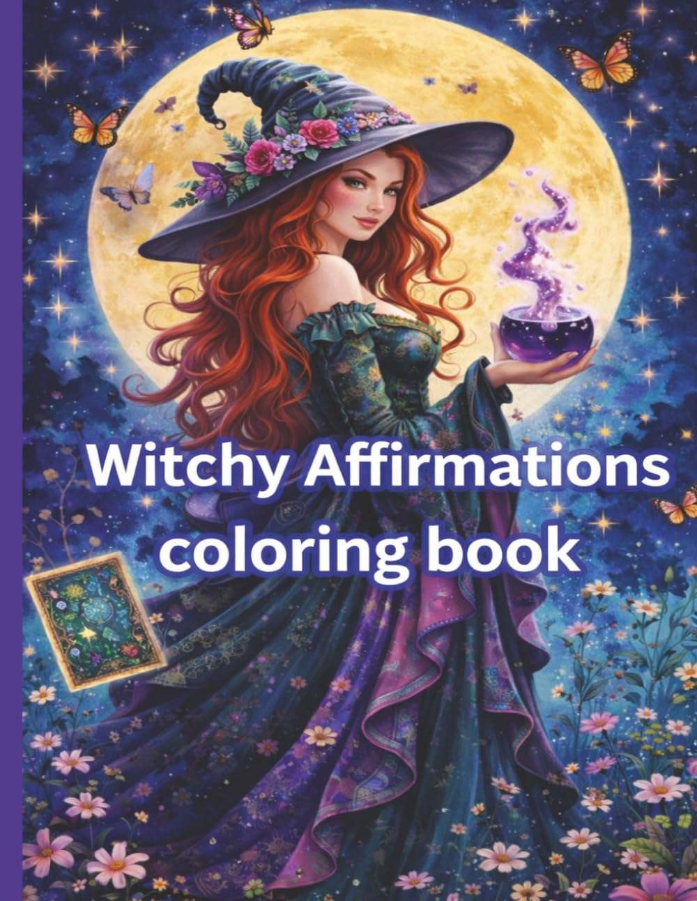 Witchy Affirmations Coloring Book