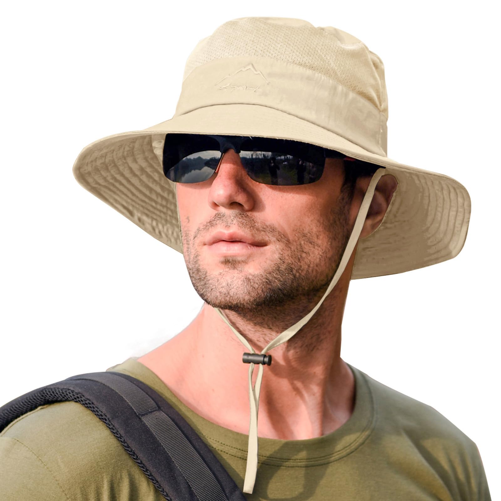 Rosoz Sun Hats for Men Women UPF 50+ Breathable Wide Brim Summer Fishing