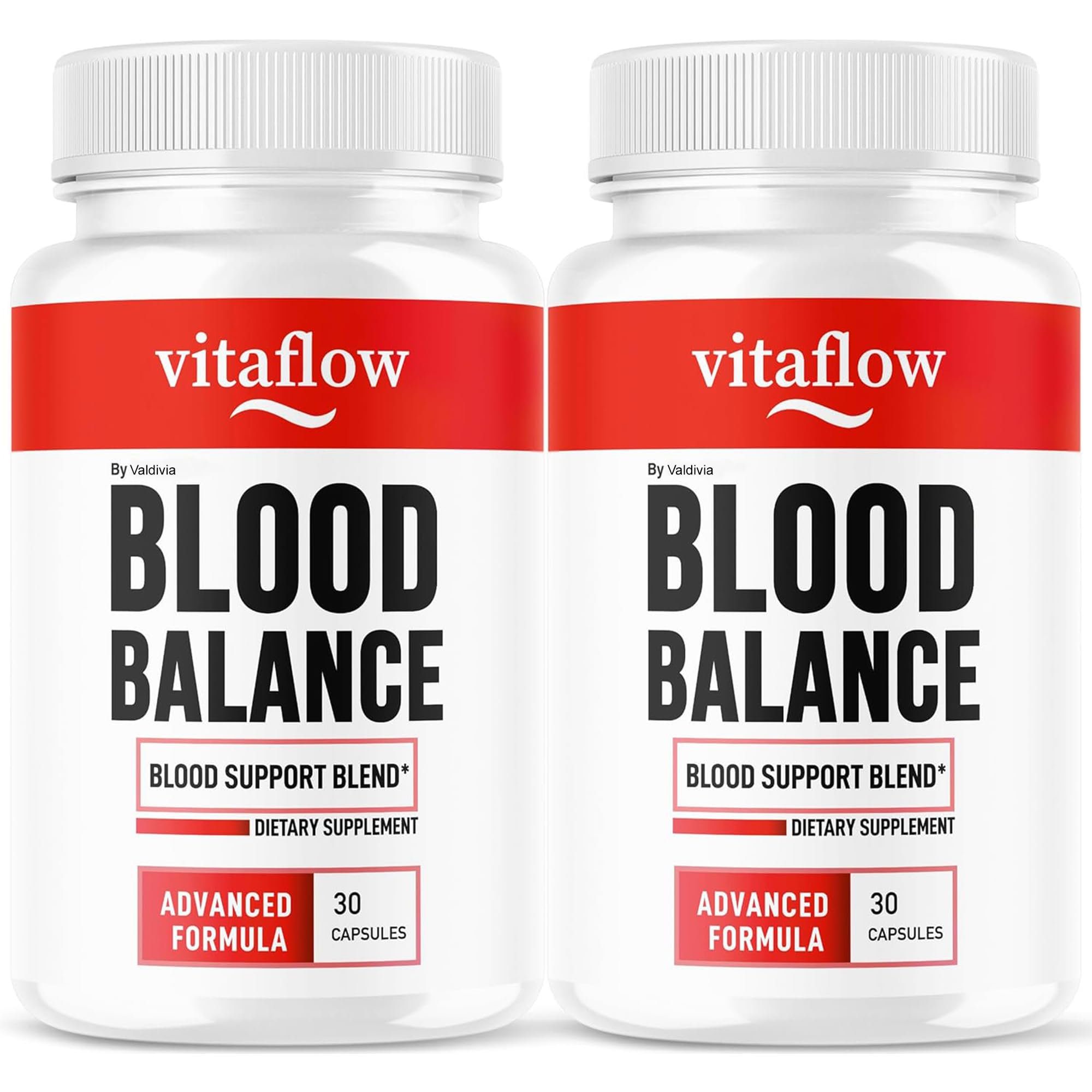(2 Pack) Valdivia VitaFlow Capsules - Official VitaFlow Balance Supplement Support Capsule, Vitaflow Valdivia VitaFlow Capsules – Daily Balance Supplement - 30 Capsules (2 Pack)