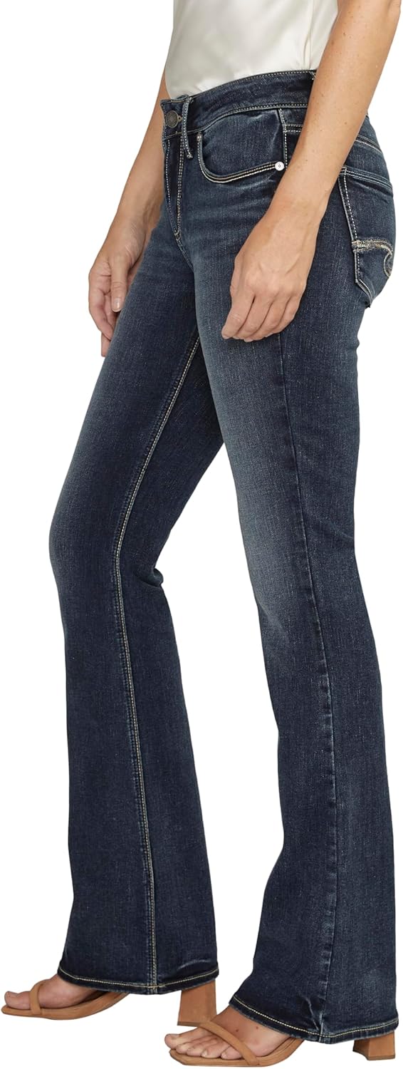 Silver Jeans Co. Suki Mid Rise Curvy Fit Bootcut Jeans - Image 2