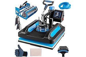 Pro Heat Press 15x15 Inch, 8 in 1 Heat Press Machine