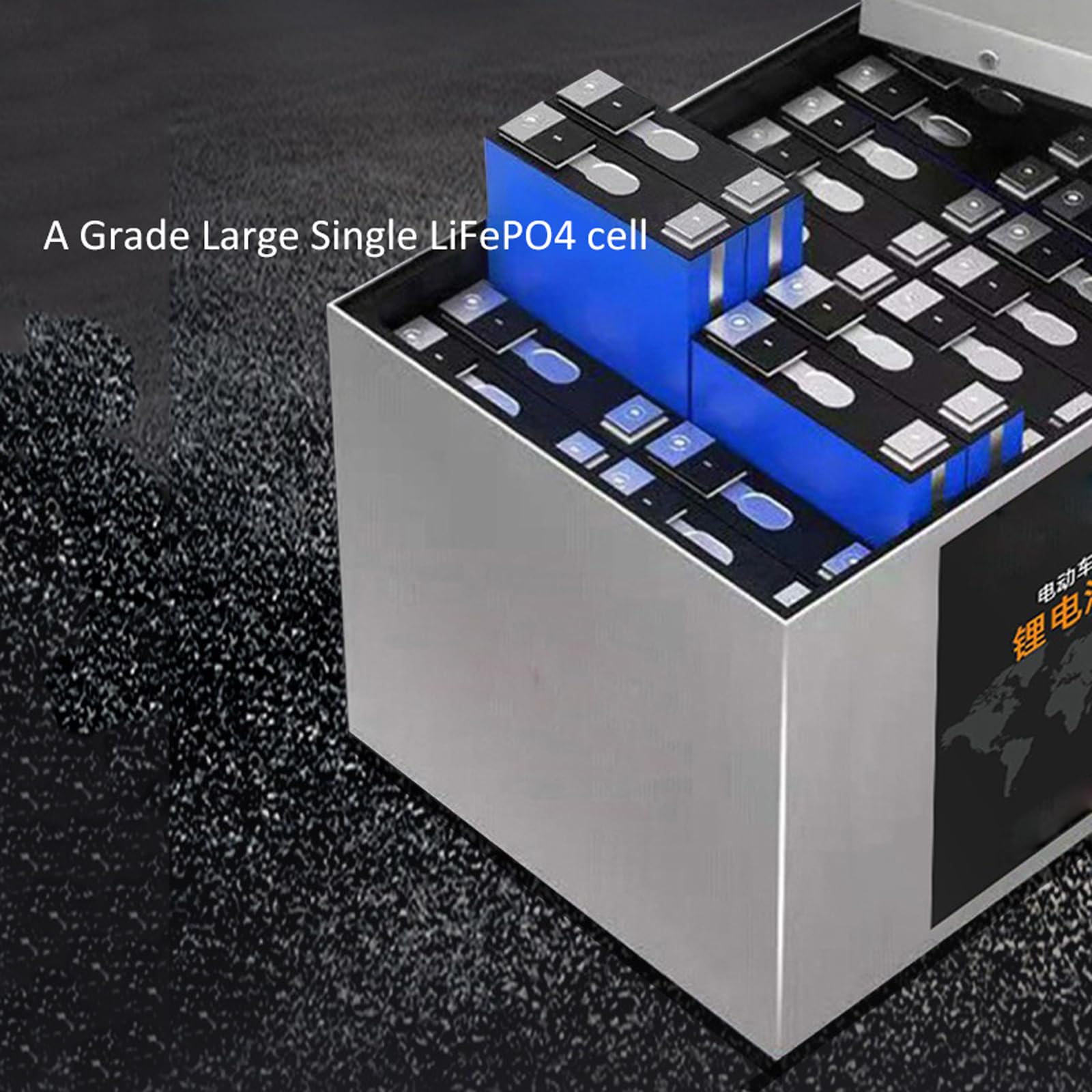 Batteria LiFePO4 da 24 V 100 Ah 150 Ah 200 Ah 300 Ah Batterie al Litio da 25,6 V con BMS da 100 A Batteria Ricaricabile 3500+ per Camper/Barca/Carrello da Golf/Solare/Camper