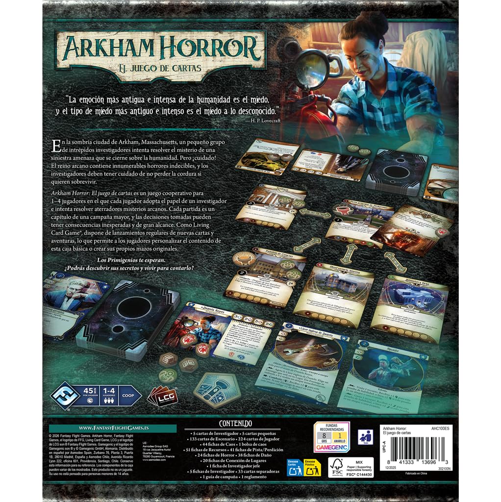 Asmodee Arkham Horror: el Juego de Cartas 2026,Edición 2026