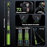 ETOOLAB Chiave dinamometrica per bicicletta 3/8", 5-70 Nm - 5