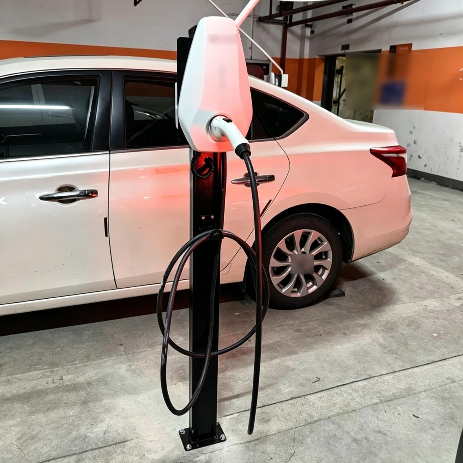 Podstawka Pod ładowarkę Ev, Słupek do Stacji Pojazdów Elektrycznych