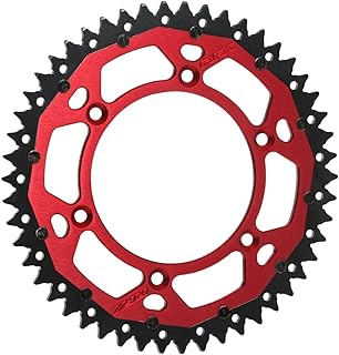 RFX FXRS 40 – 49 alrd ArmaLite Dual trasera Piñón, 520 – 49 – Dientes, color rojo