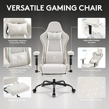 Amazon.com: Morkprism Gaming Chair Breathable Fabric,Computer Amazon.com: Morkprism Gaming Chair Breathable Fabric,Computer