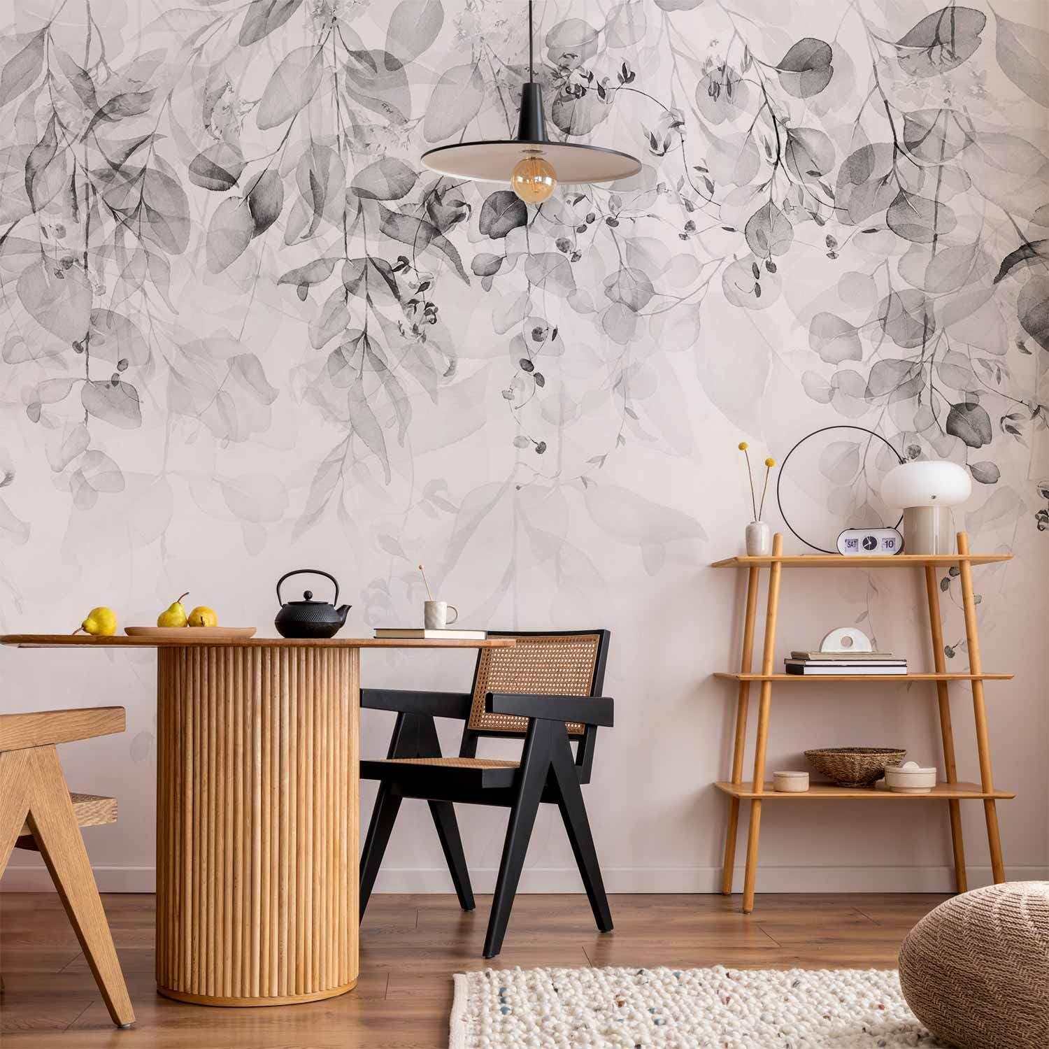 decomonkey Fototapete selbstklebend Pflanzen, 147x105 cm, XL, Natur Laub | Selbstklebende, Tapeten, Wand, Fototapeten, Tapete, Wandtapete, klebend, Klebefolie