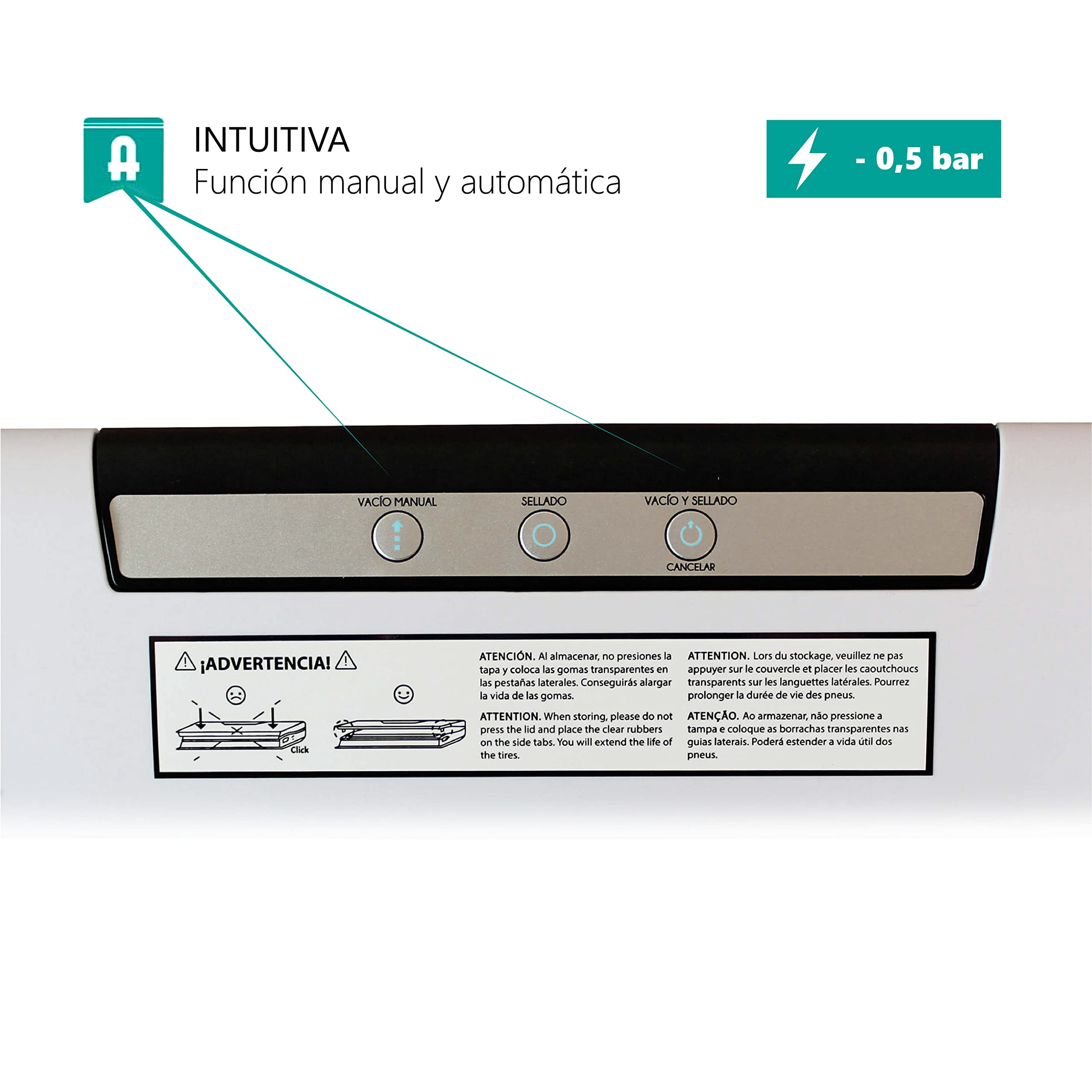 ALFA Fresh Máquina Envasadora Compacta y ligera (A787100000)