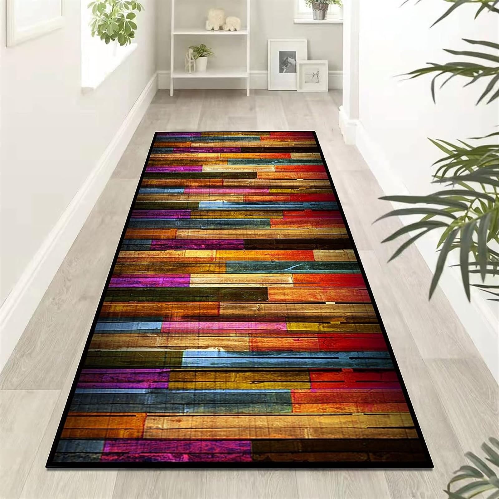 Tappeto Runner Cucina 4,6 Mt – Moderno, Antiscivolo E Lavabile (80x460 Cm, Colorato)