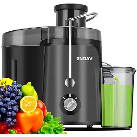 Maquina para hacer jugos de 600 W con tolva ancha de 3,5...