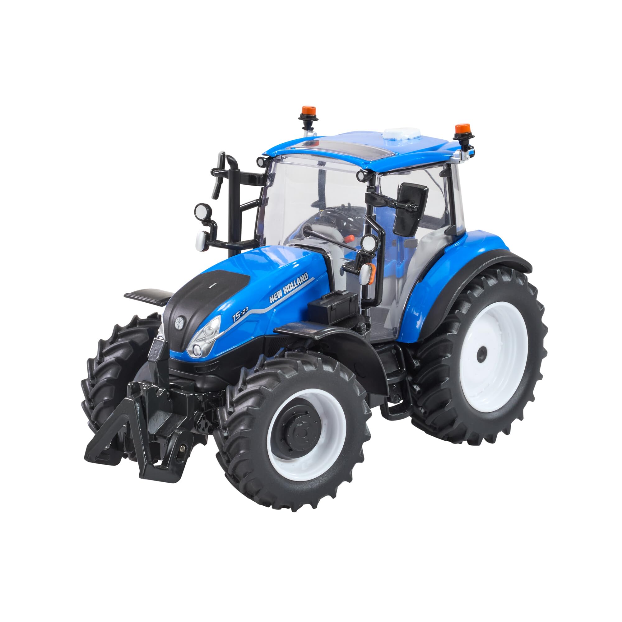 Britains New Holland T5.120 Tractor Model, Detailed Diecast Farm Vehicle, Realistic Design, Durable Construction, Collectible Replica for Farming Enthusiasts and Kids