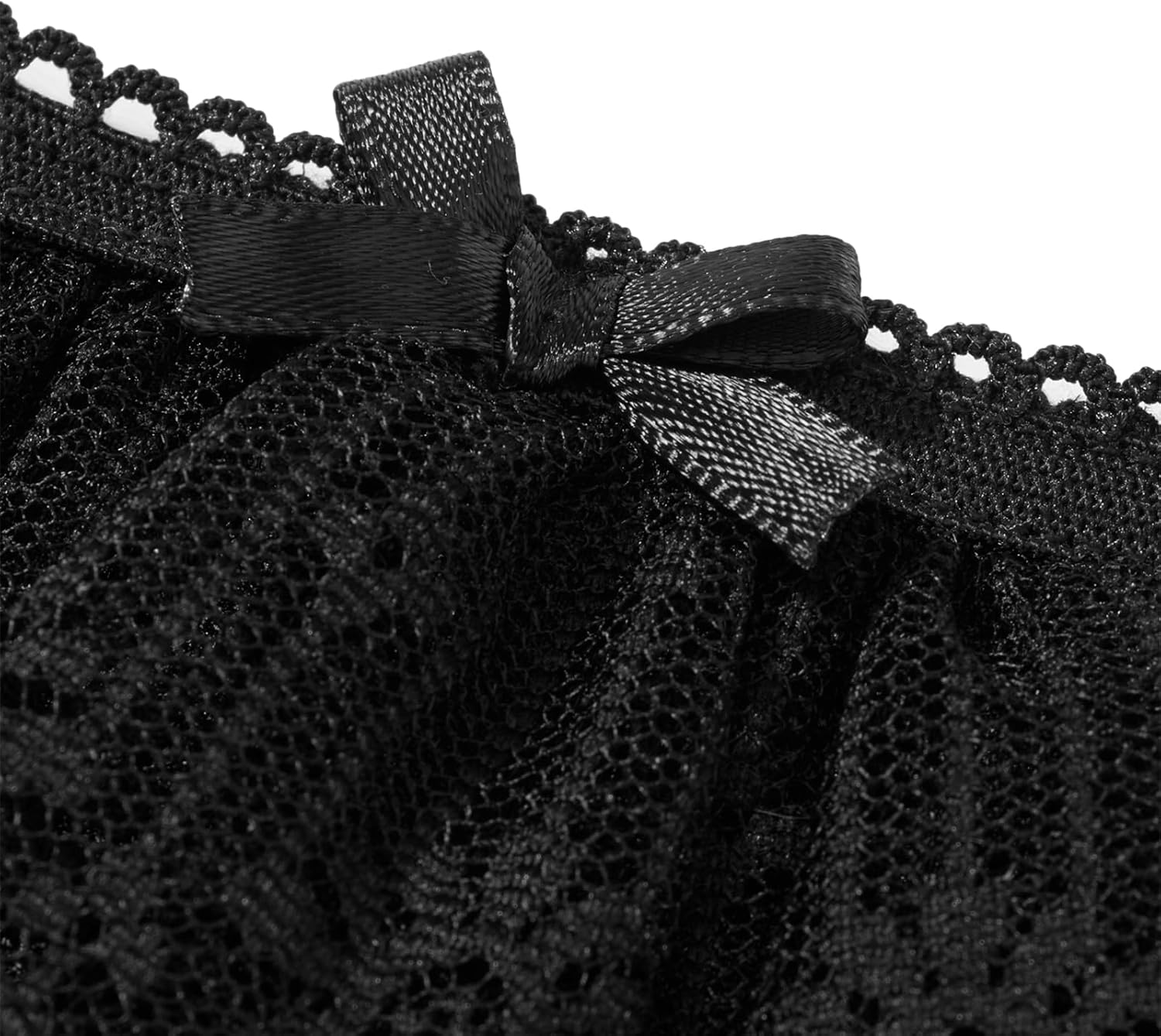 Amiblvowa Y2k Ruffle Bloomer Shorts for Women Frilly Lolita Bloomers Lace Trim Boy Shorts for Under Dresses Pj Micro Short - Image 4