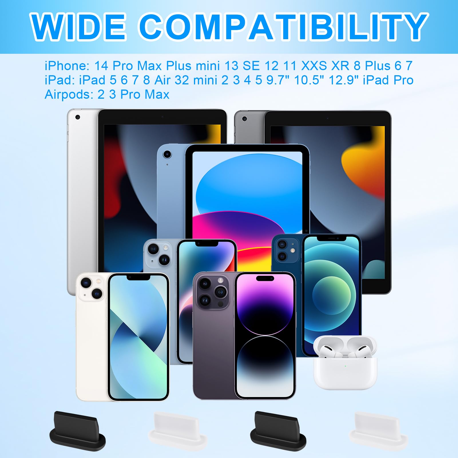 20Pcs IPhone Dust Plugs Compatible With IPhone 14 13 12 11 Pro Max SE