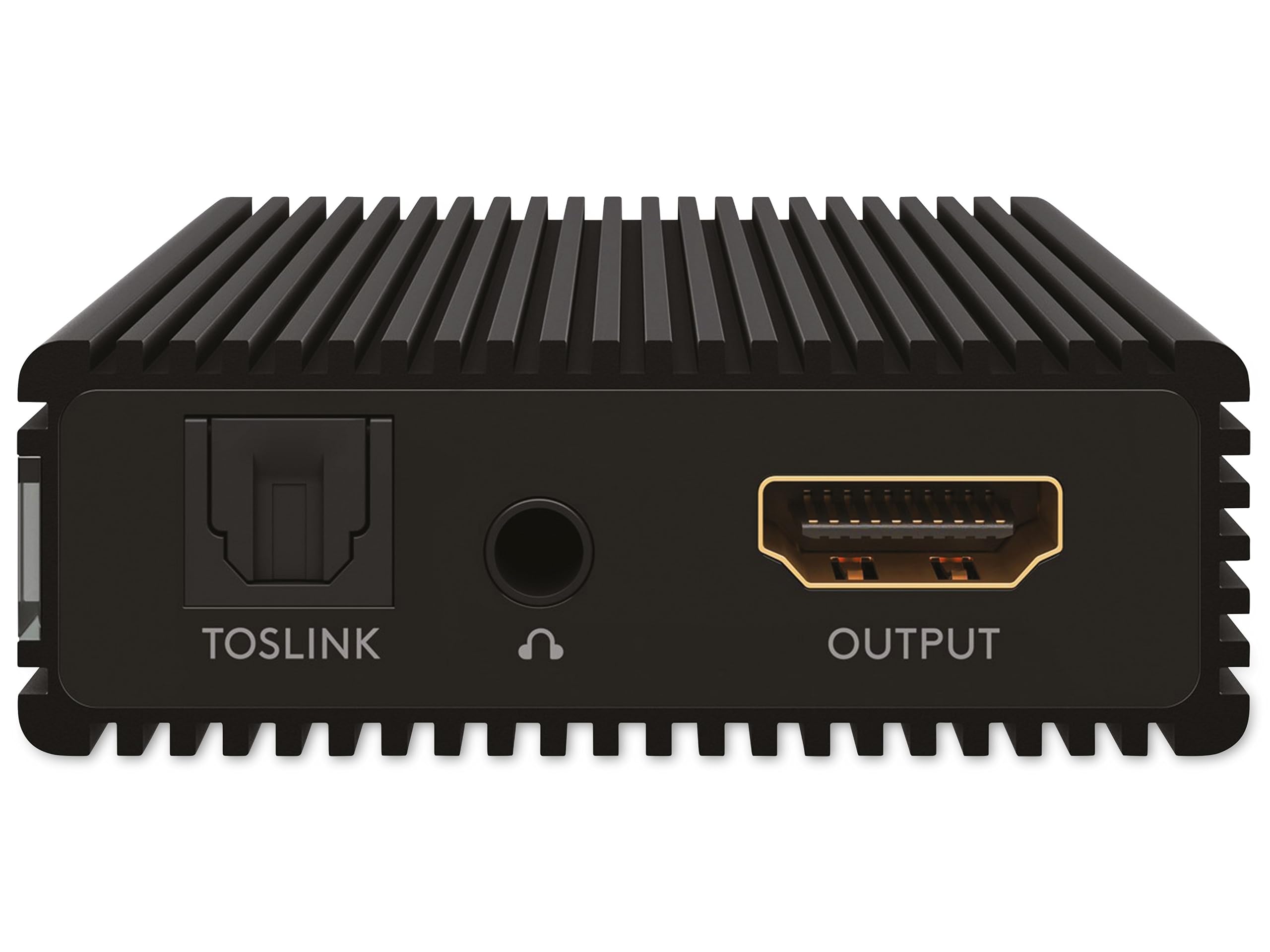 goobay 58477 HDMI Extractor Audio 4K @ 60Hz Digital to Analogue Convertidor 18 Gbit/s HDMI Audio Adapter Toslink & Jack para TV