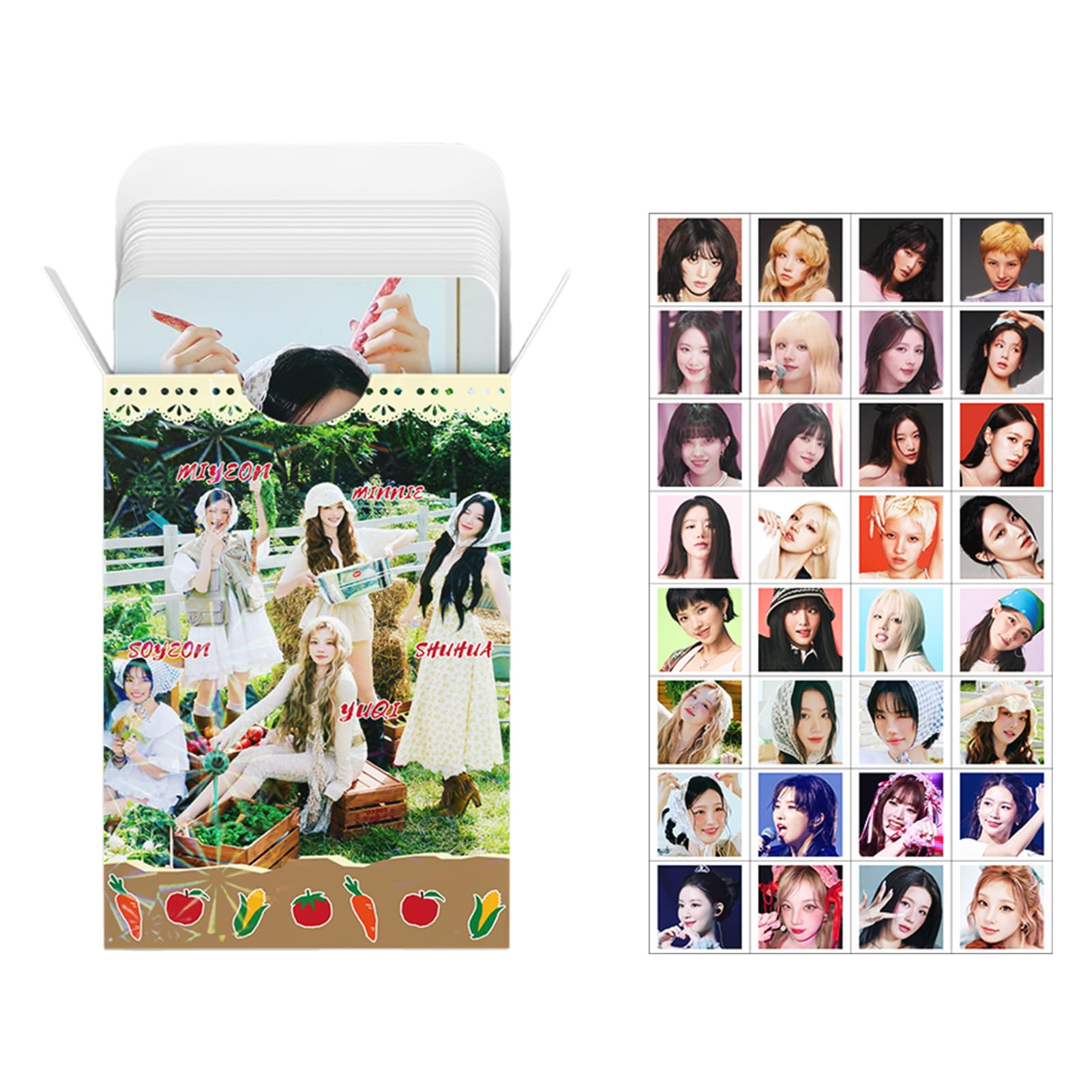 Amazon.com: KPOPBP (G) I-DLE 55pcs Photocards KPOP Album I Feel