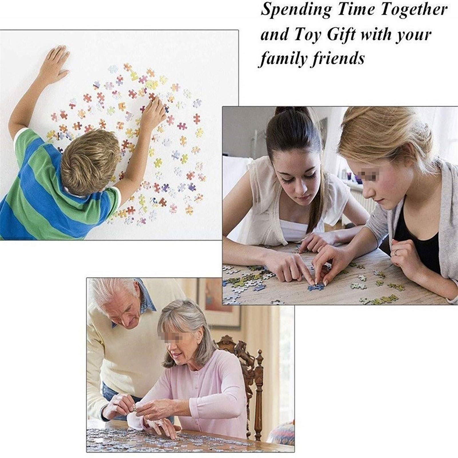 Puzzles de Jigsaw en Bois pour Adultes 1000-6000 pièces Adultes Enfants Jouet éducatif pour Enfants Cadeau personnalisé Jouets de Divertissement High difficulté Décoration d'intérieur
