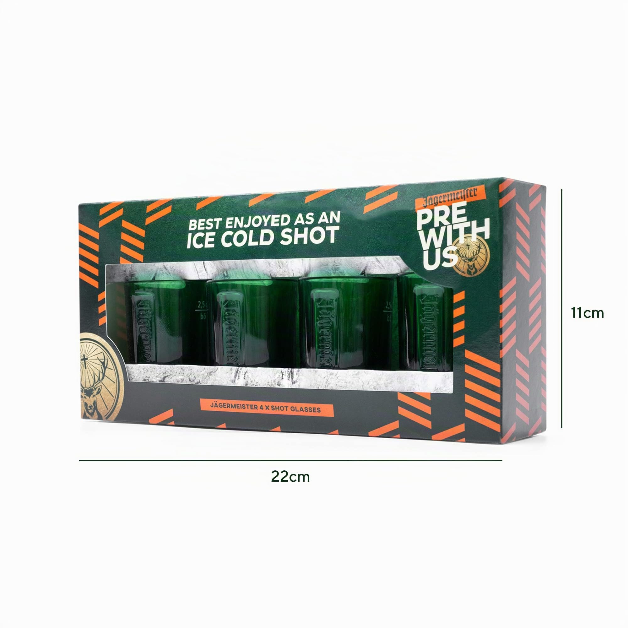 Jagermeister Liquore alle erbe (4 bicchieri)