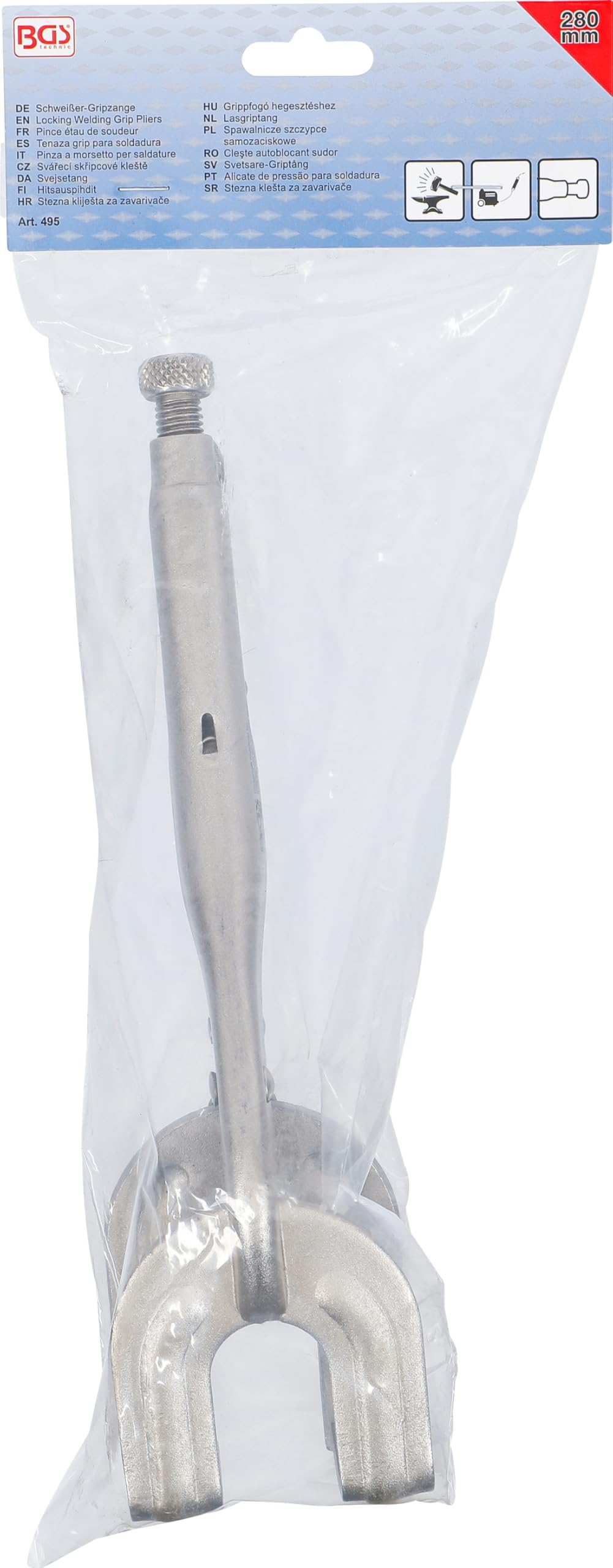 BGS 495 | Pince étau de soudeur | 280 mm
