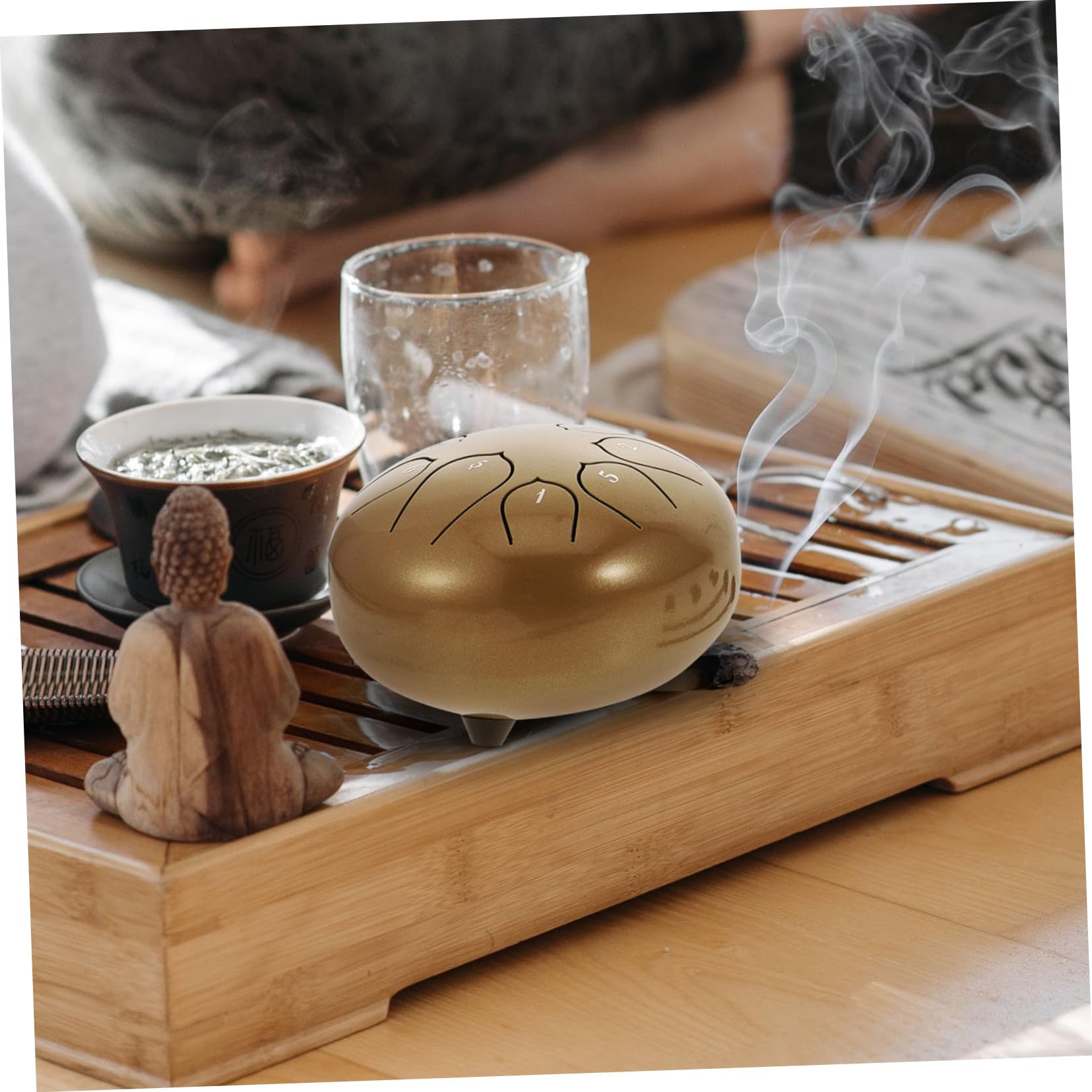 Totority Tongue Hand Drum -tone Drum Set 6-inch Percussion Instrument Boys and Girls Music Smooth Finish