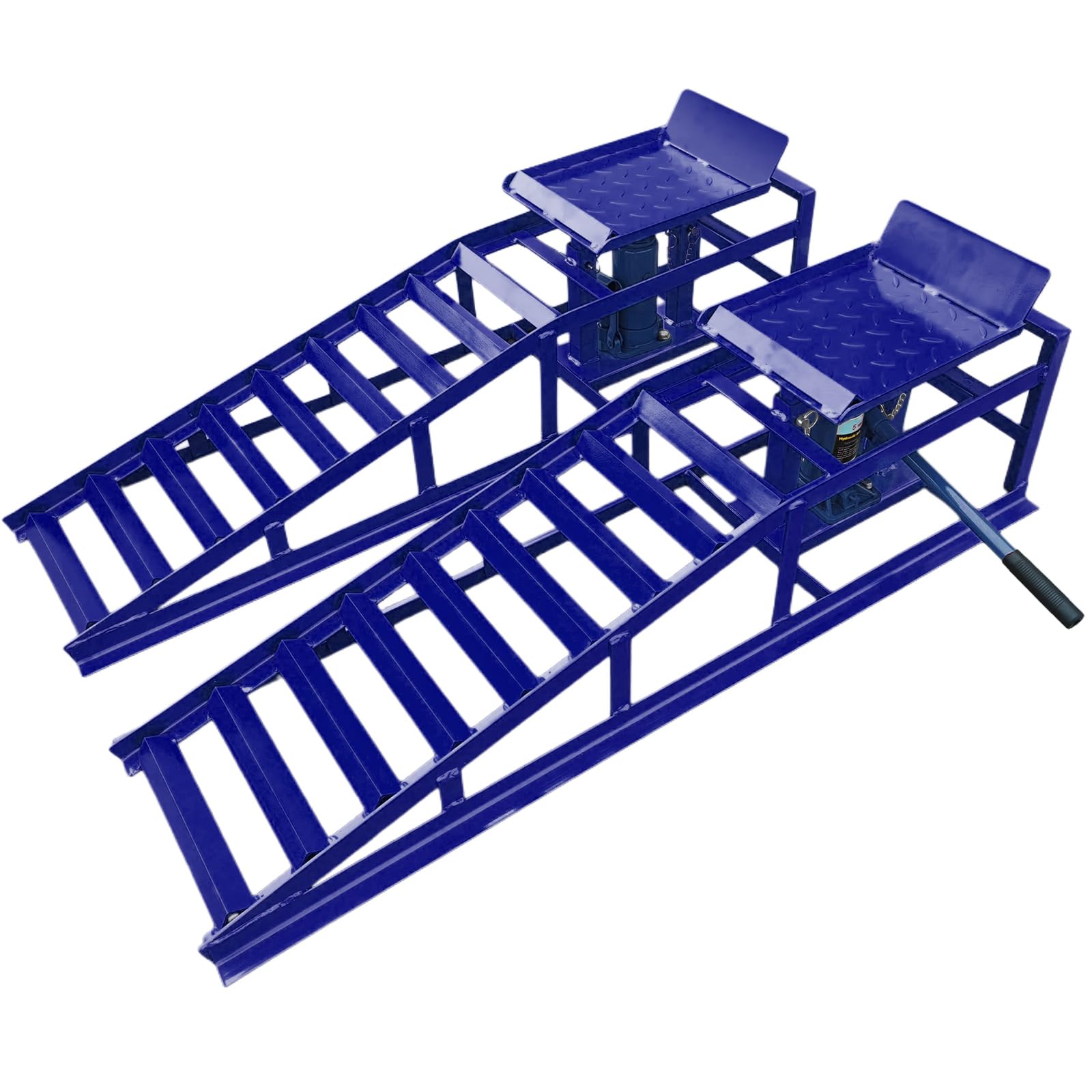 Car Truck Service Ramps,Portable Car Ramps for Oil Changes,2 Pack 12000LBS (5T) Capatity Car Lifts for Home Garage,Vehicle Auto Garage Repair.Lift Height Adjust 9.8
