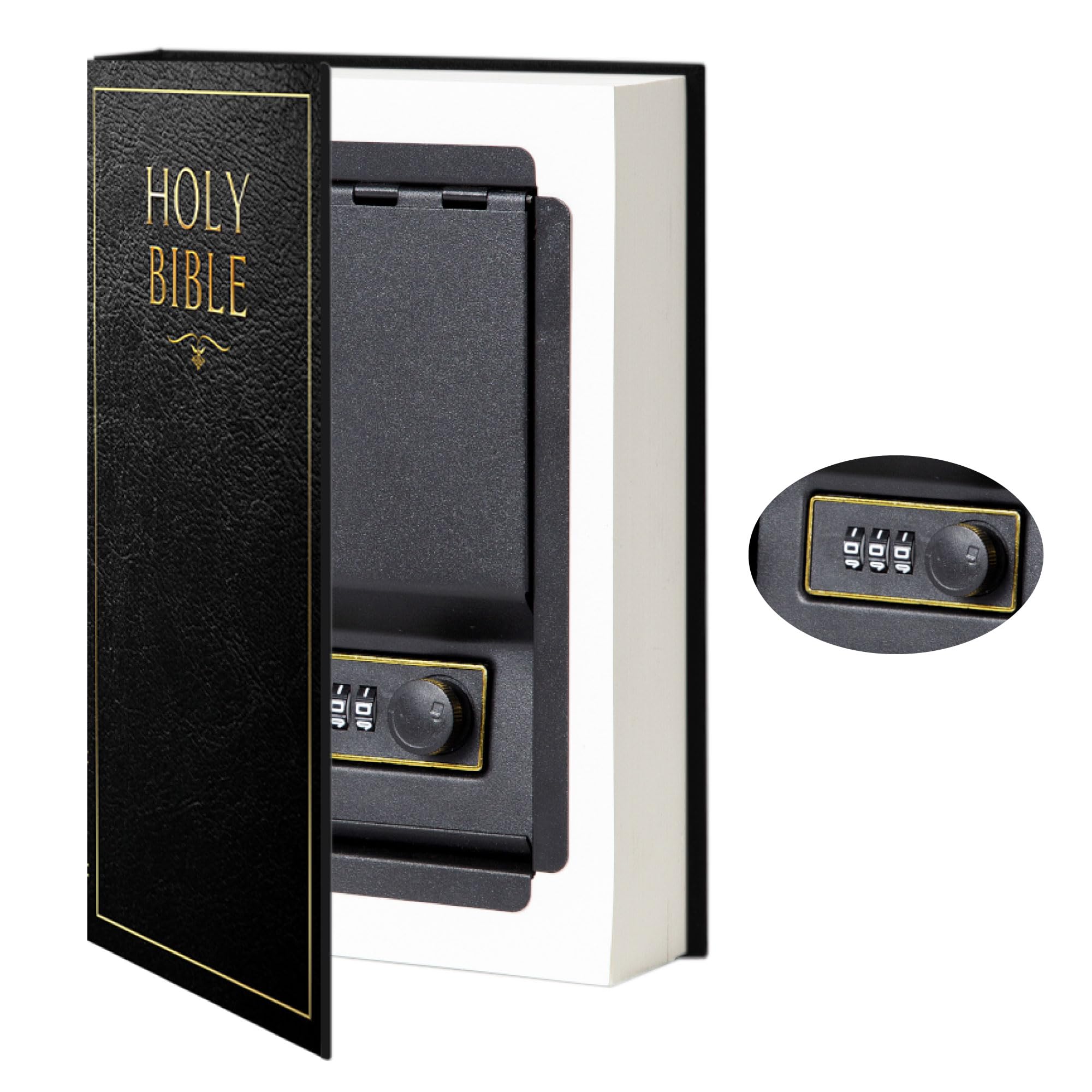 シークレット BookExpo2024トレカ satang Fake Book Box - Small Safe Box with Combination Lock - Hidden Safe