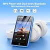 80GB MP3 Player with Bluetooth and WiFi, 4-inch Touch Screen mp3 Players with Bluetooth , with Spotify, SpotifyKids, Audible, Andora, Amazon Player, MP4&MP3 Player up to 1TB (Blue)