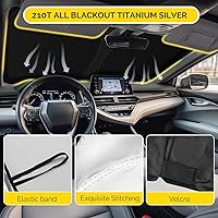 Vista 6 de Parasol para parabrisas de automóvil compatible con Subaru Crosstrek 2.0i 2018 2019 2020 2021 2022 2023 2024 2025 2026 2026 Premium Limited Wagon