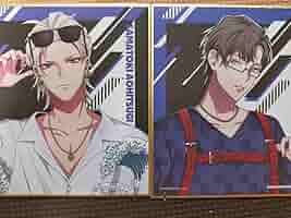 Amazon.co.jp: ヒプマイ 一番くじ 左馬刻・銃兎 色紙 : Toys & Games