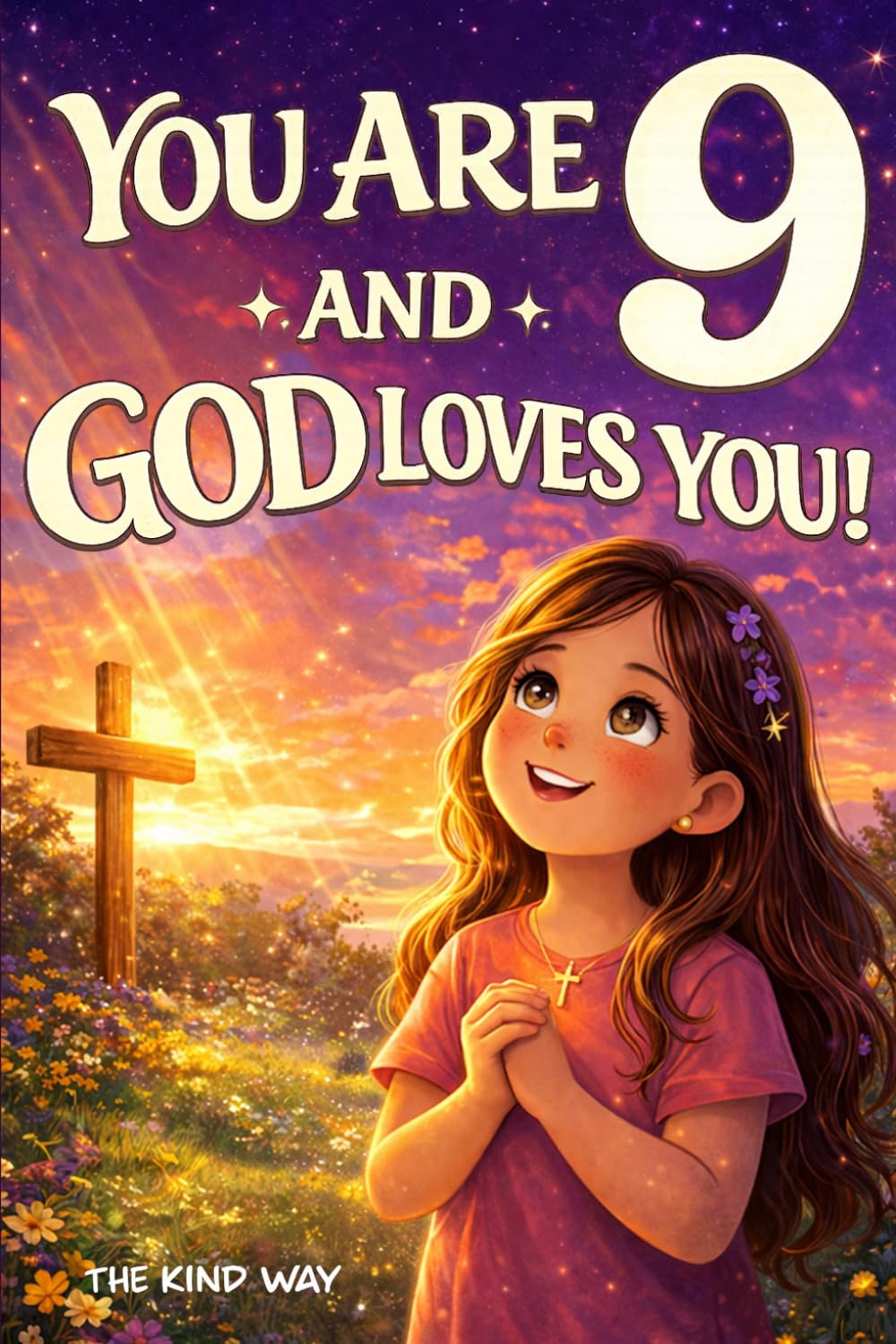 God Says You are 9 and Loved: Inspiring Faith-Based Stories to Help Girls Discover God's Love, Build Inner Strength, and Embrace Their Worth (God Loves You!)      Paperback – March 13, 2026