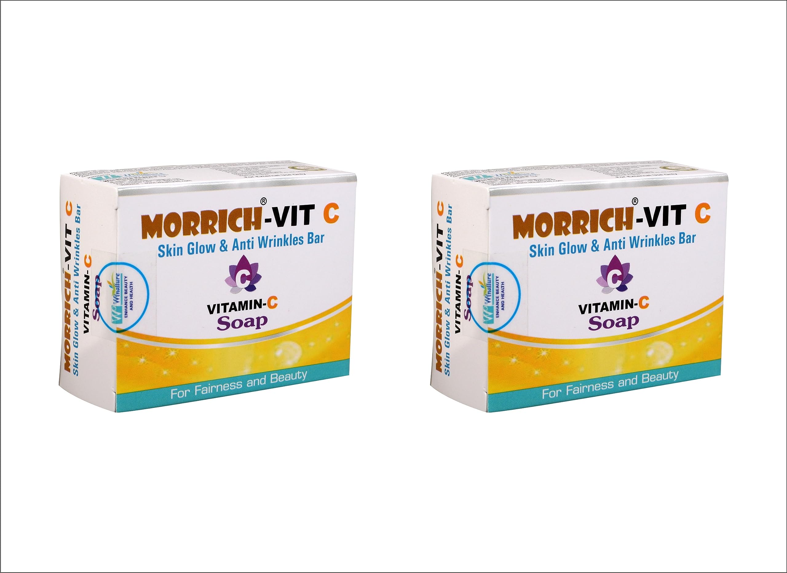 MORRICH-VIT C Skin Glow & Anti Wrinkles Bar (Vitamin-C Soap) (PACK OF 2)