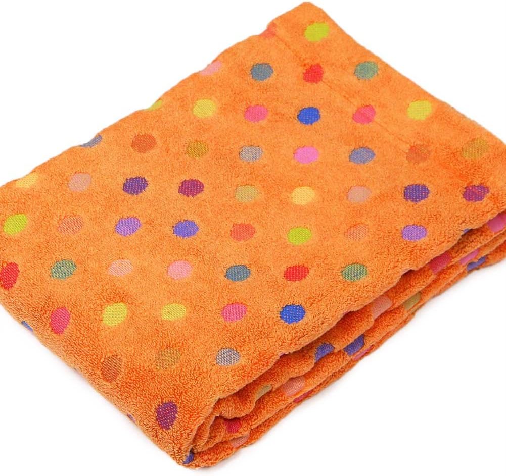 Imabari Towel Iori Popcolor Shower Towel (Bath Towel) Japan - Orange