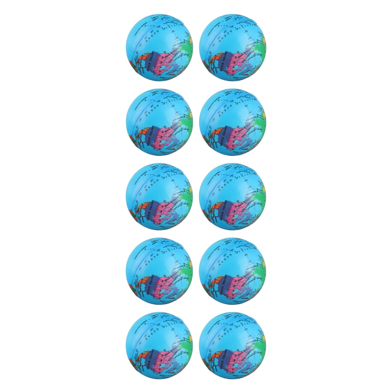 BONKZEBU Compact Light Globe Stress Relief Balls Pack of 10 for Learning and Improvement