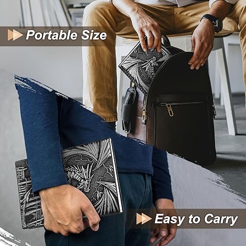 Miniatura 6 de DND - Cuaderno de diario de dragón, cuaderno en relieve de dragón 3D con bolígrafo para Calabozos y Dragones, D&D, grandes accesorios de RPG,