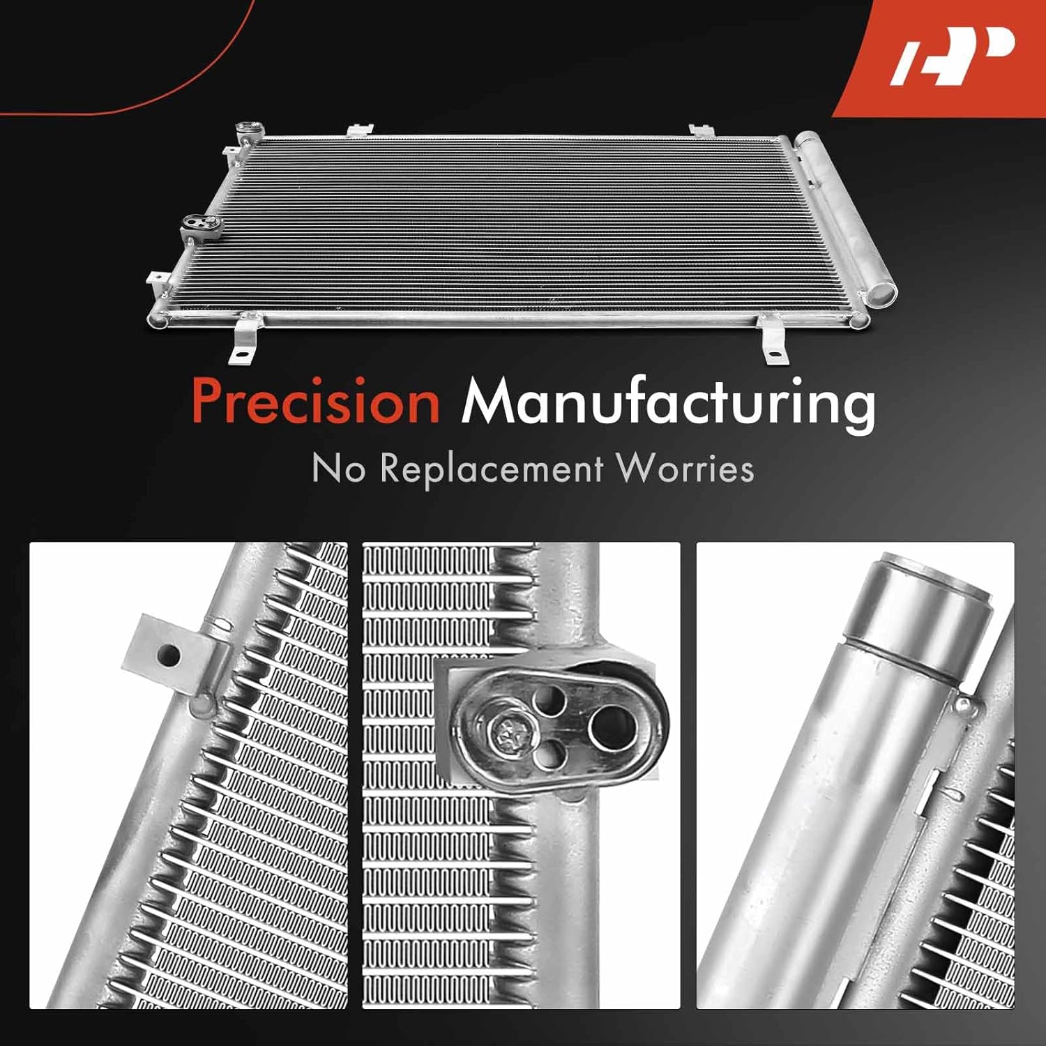 A-Premium Air Conditioning A/C Condenser Compatible with Lexus IS250 2006-2014, IS350 2006-2014, 2.5L 3.5L