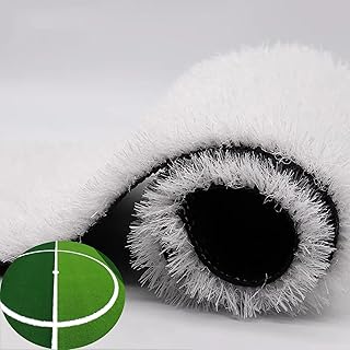 Rollo De Pila De Césped Grueso Y Resistente De 1,18 (pulgadas), Césped De Jardín con Filtración Automática De Agua, Césped Artificial for Gimnasio Suave Y Agradable for La Piel (Color: Blanco, Tamaño:
