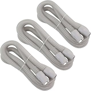 Roscoe Medical Universal CPAP Hose, 6 Feet(3 Pack), Easyflex Lightweight - Flexible CPAP Tubing, Gray, Includes 3 CPAP Hoses, Fits Most CPAP, APAP, BiPAP Brands