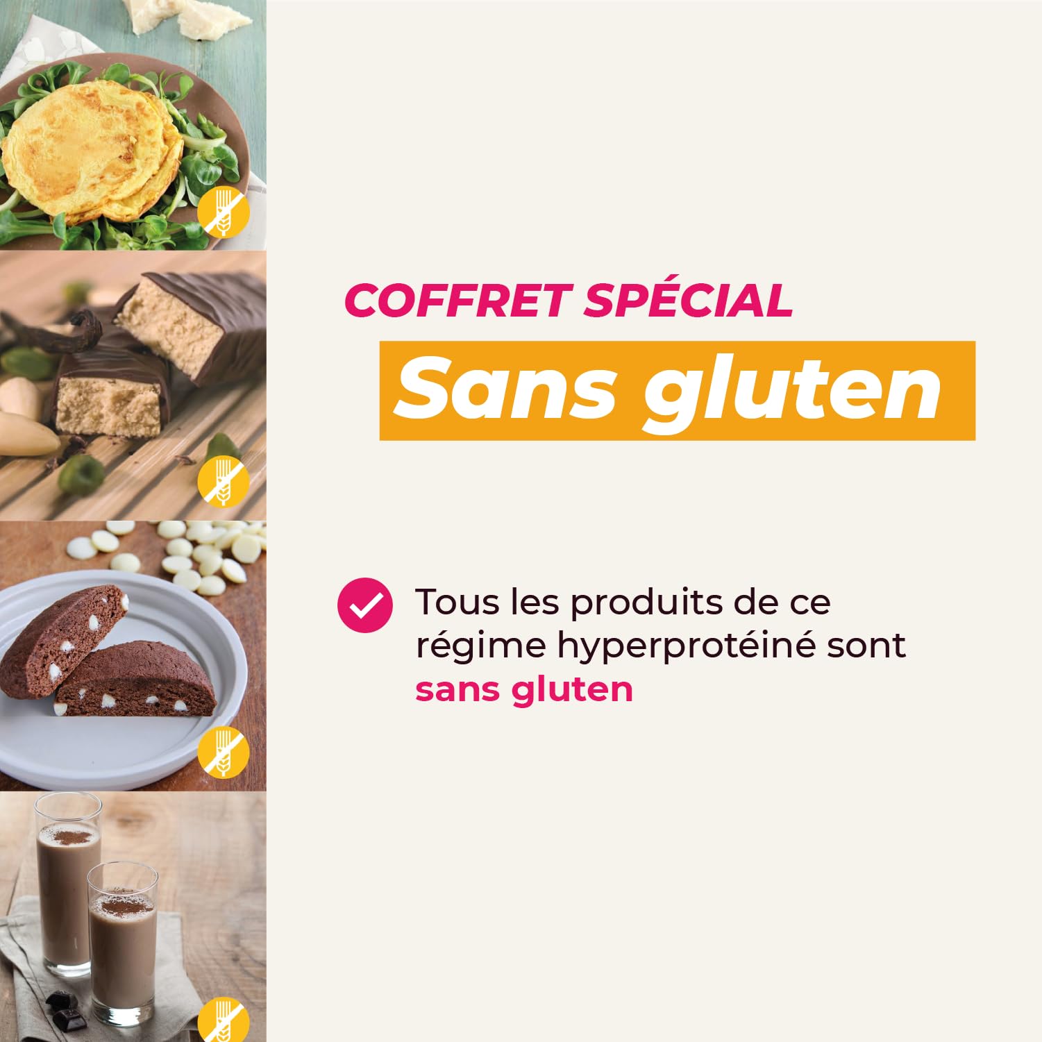 Dieta para perder peso hiperproteica Pack 14 días 33 productos sin gluten 1 coctelera y 1 guía de regalo – pérdida de peso optimizada en 2 semanas