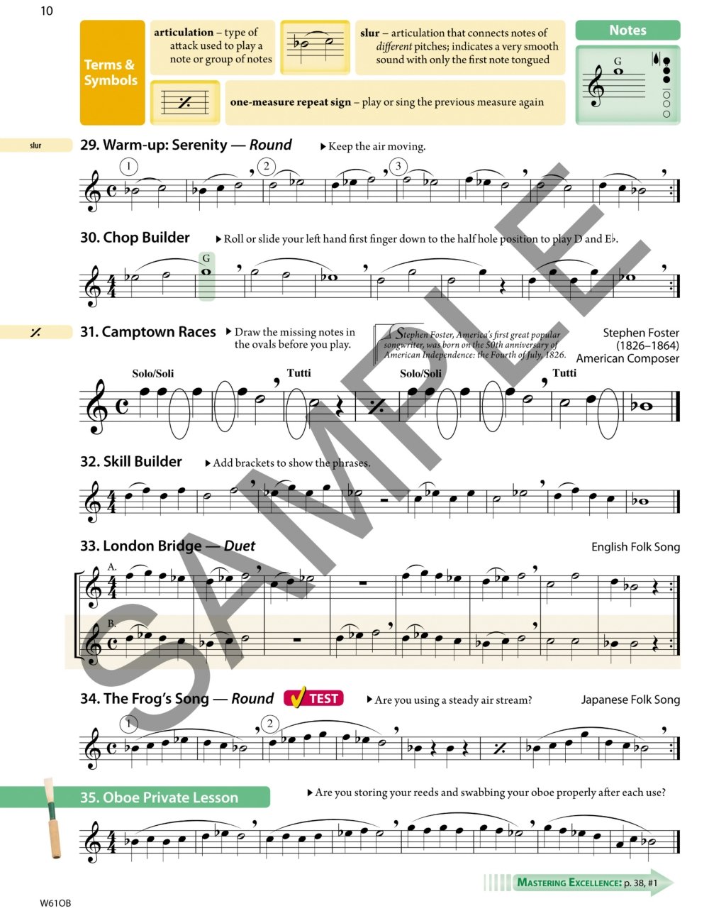 W61OB - Tradition of Excellence Book 1 - Oboe - Image 2