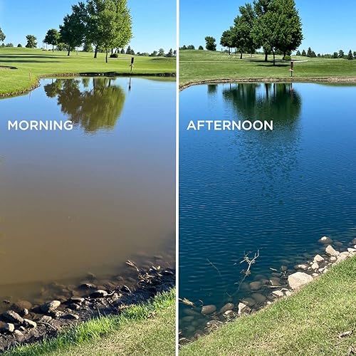 Miniatura 6 de Healthy Ponds Tinte para agua de estanque, reflexión (negro), bolsas solubles en agua de 5 onzas, trata hasta 2.5 millones de galones