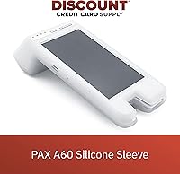 Vista 2 de Pax A60 Funda protectora de silicona para sistema POS, translúcida
