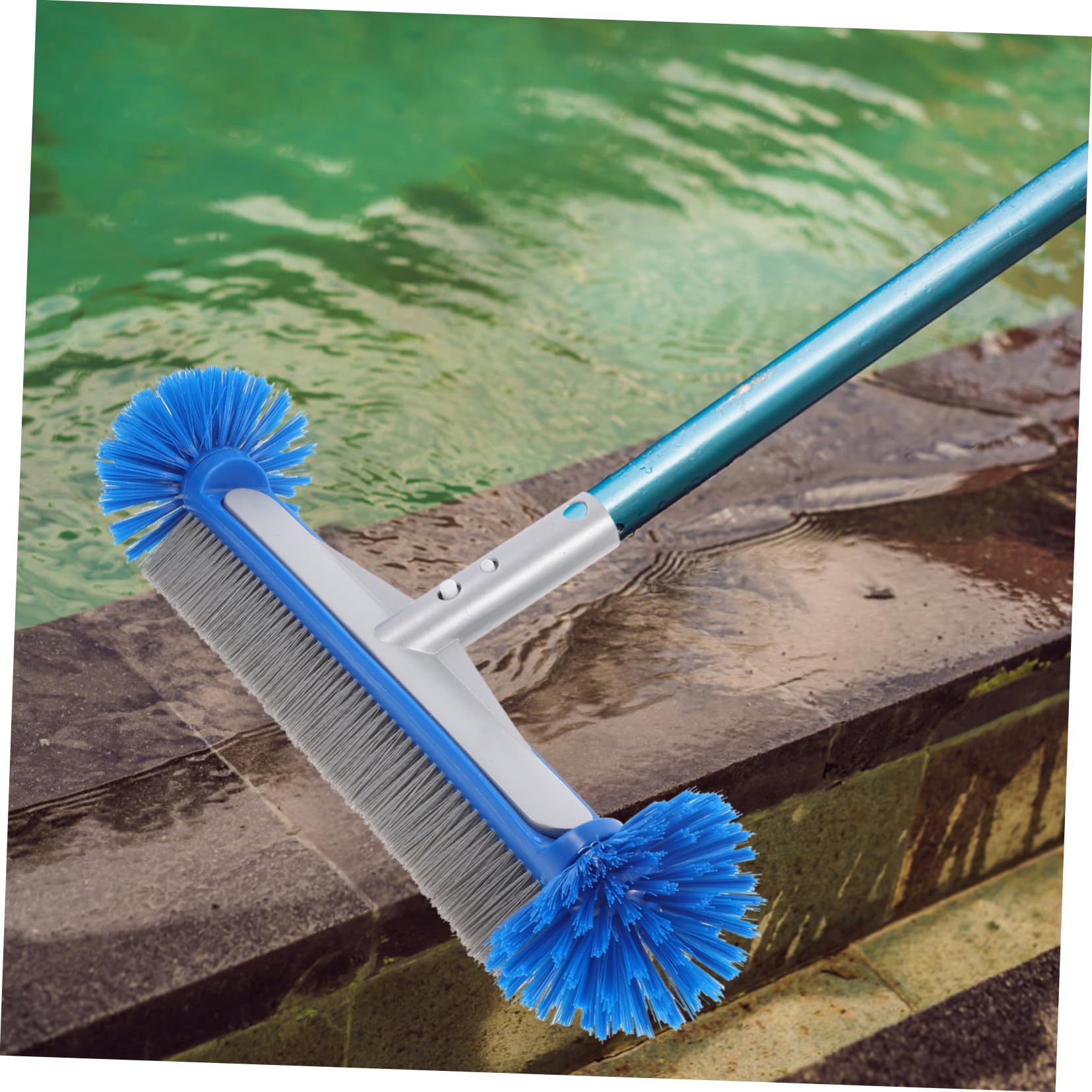 POPETPOP 3 Piezas Artículos para Limpieza De Piscinas Cepillo para Tabla De Surf Cepillos De Limpieza De Piscinas De Piscina Resistente para Fregar Piscinas Blue Nylon