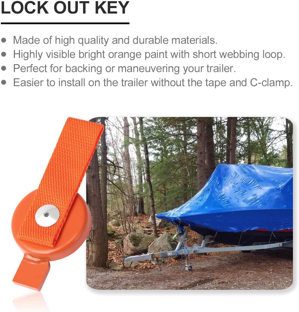Lenink Surge Brake Lockout Key, Magnetic Lock Out Key Compatible with UFP Surge Brake Boat Trailer