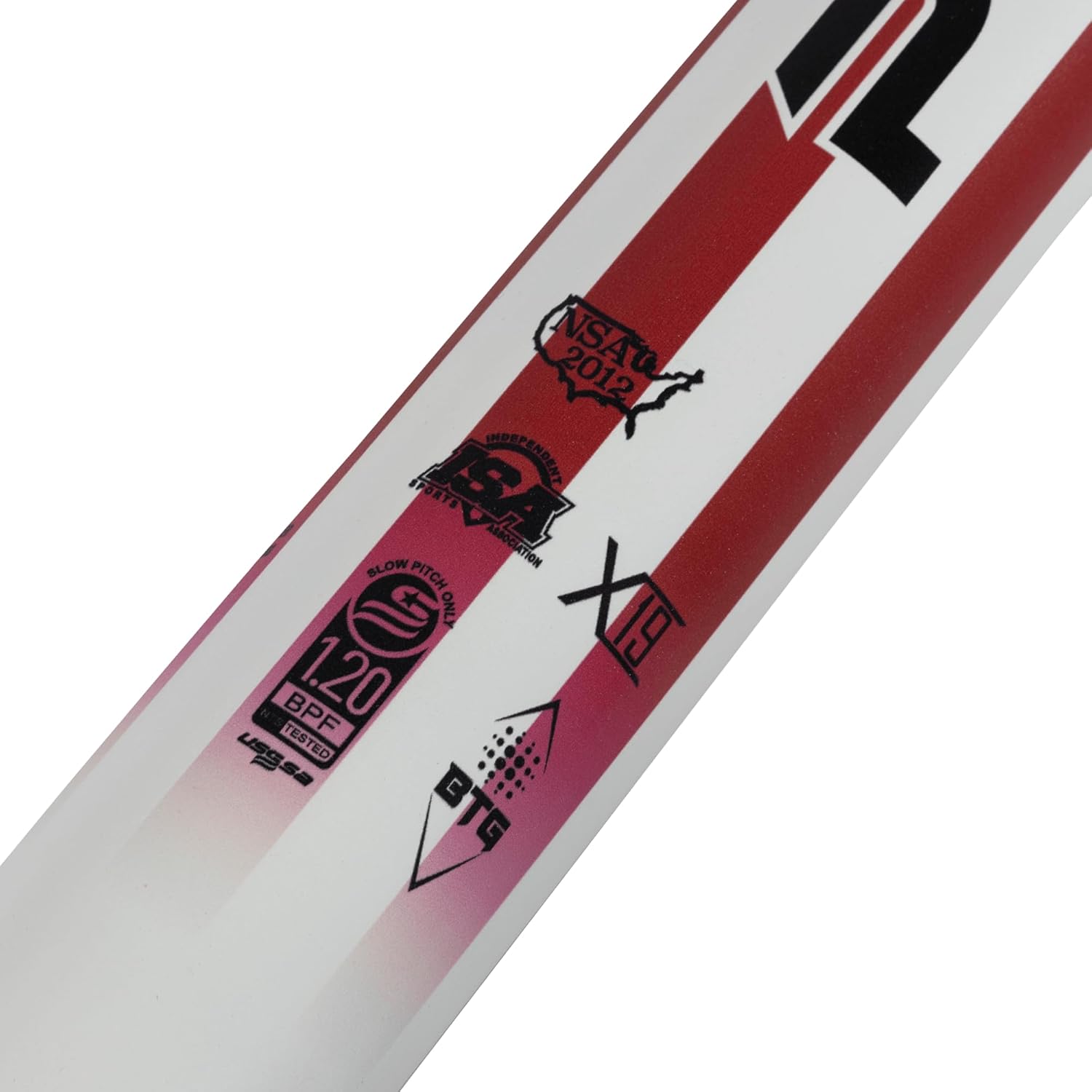 BoombahPure Stars and Stripes 13" Barrel Boom Load Slowpitch Softball Bat