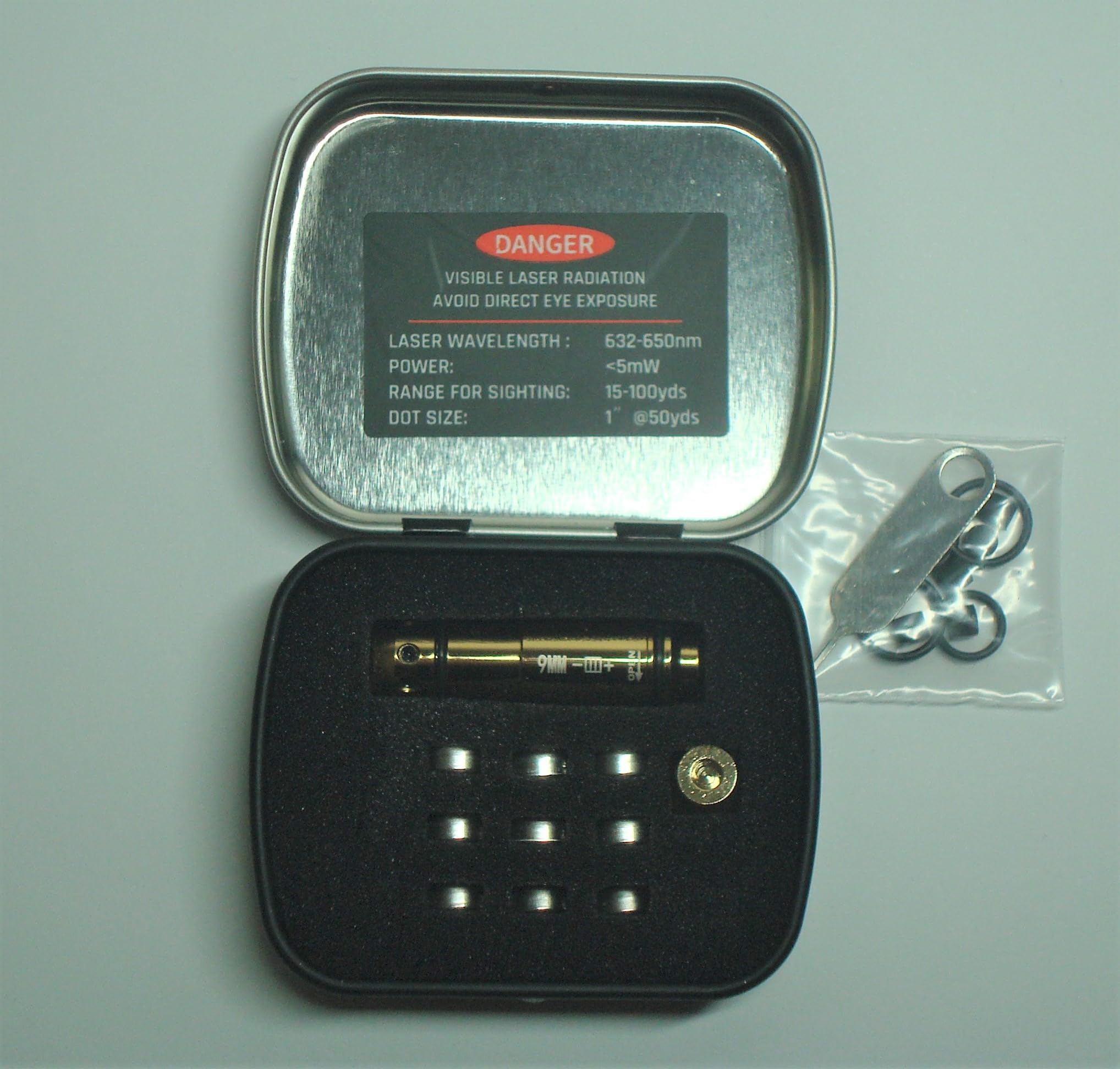 Dry Fire Laserpatrone Red Dot Pufferpatrone 9mm / 9x19